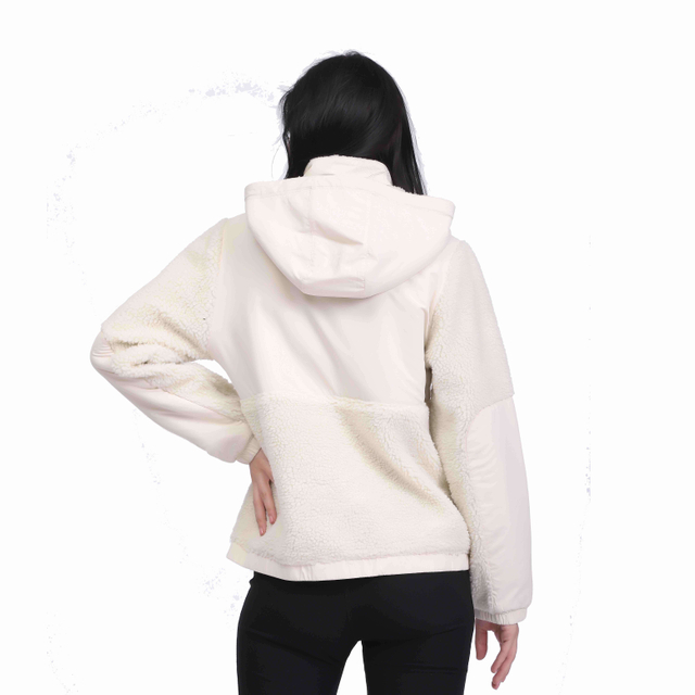 Frauen Winter Wärme Sherpa Fuzzy Pullover Fleece Hoodies Jacken
