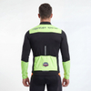 Mittelschwere Fluro-Farbblock-Fahrradjacke