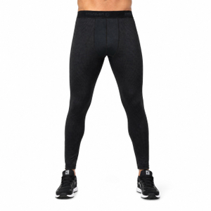Herren-Unterwäsche aus garngefärbtem Innenfleece mit halbem Reißverschluss und Thermo-Leggings mit halbem Reißverschluss