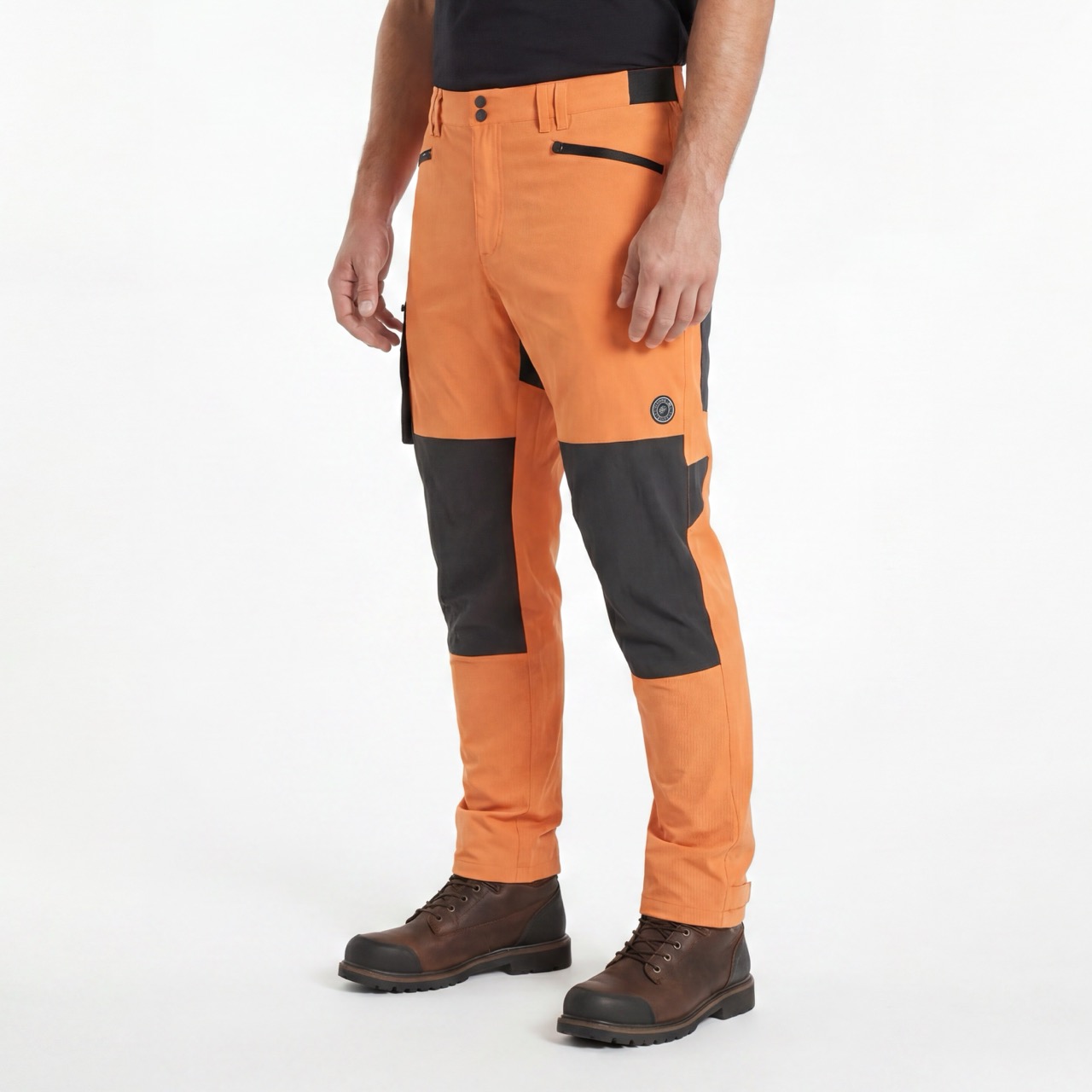 Herren-Schneehose, Farbblock-Trekkinghose