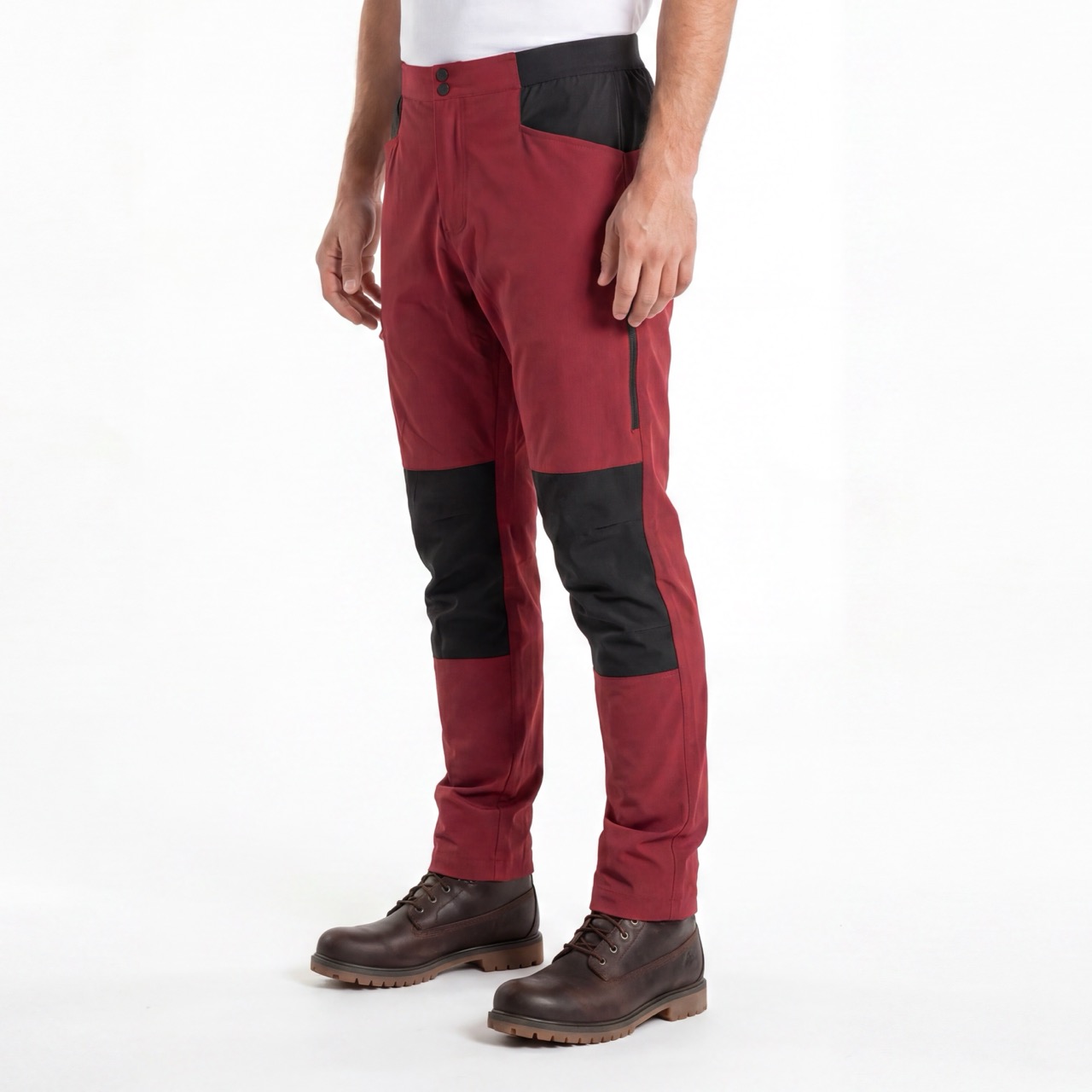 Herren-Sportmode-Sonw-Hose, Farbblock-Trekkinghose