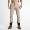 Leichte Herren-Wanderhose. Stilvolle, atmungsaktive Trekkinghose mit Einsätzen