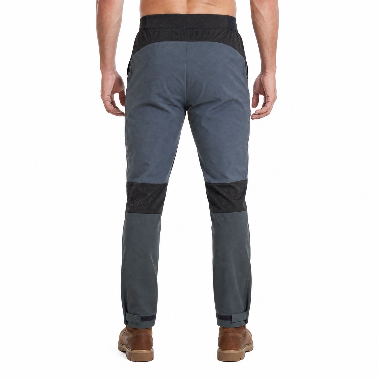 Leichte Herren-Wanderhose mit Mesh-Einsatz, atmungsaktive Trekkinghose