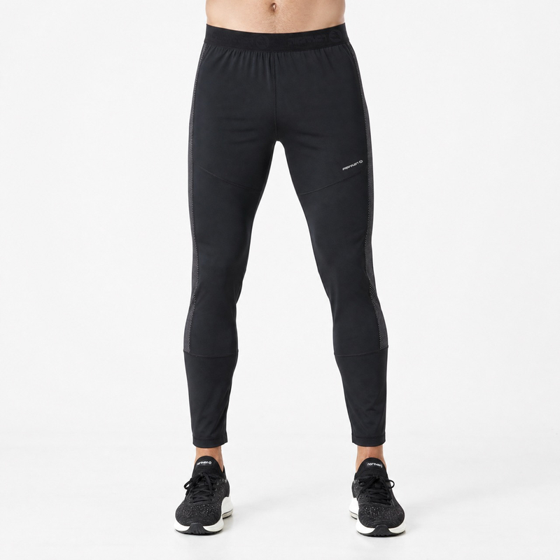 Herren-Kompressions-Baselayer mit reflektierenden Besätzen, aktive Slim-Fit-Hose