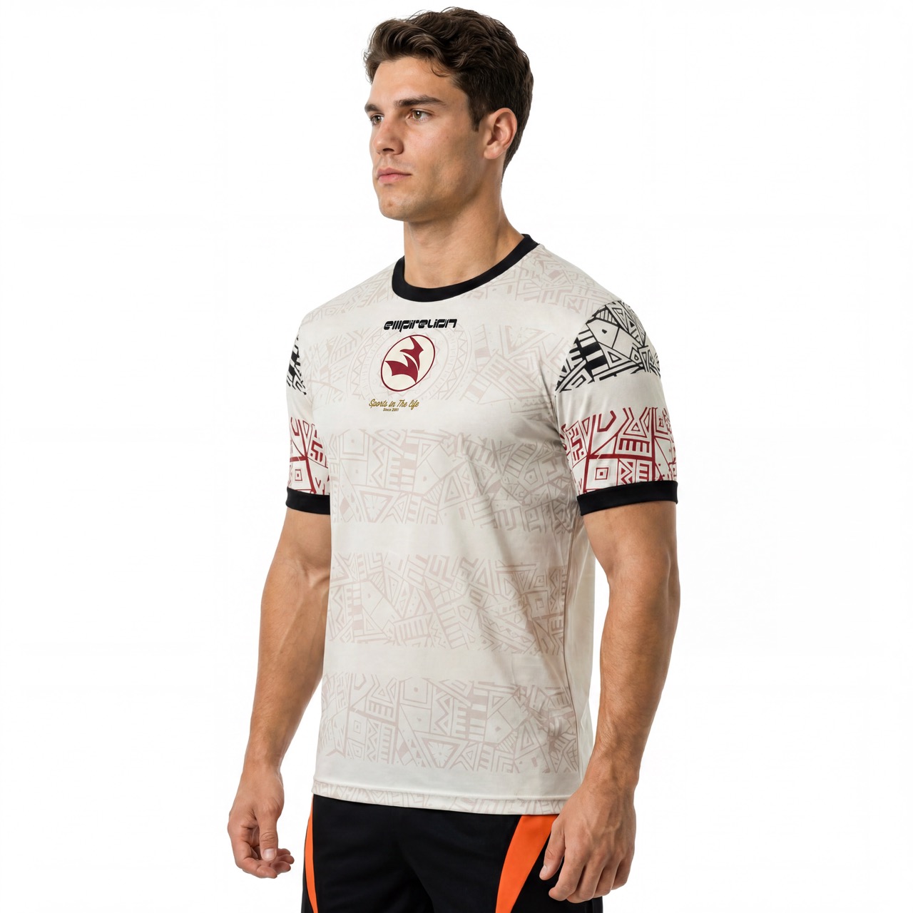 Herren-Sport-T-Shirt mit Volldruck