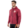 Übergroßer Sport-Kapuzenpullover mit Reißverschluss für Herren mit Logo-Print 