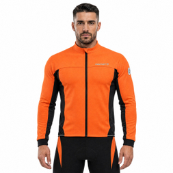 Mittelschwere Radtrikot-Jacke für Herren 