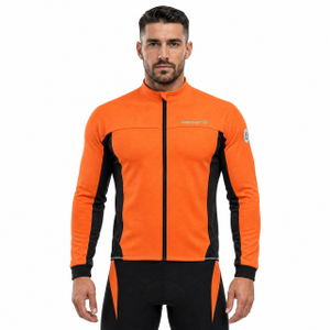 Mittelschwere Radtrikot-Jacke für Herren 