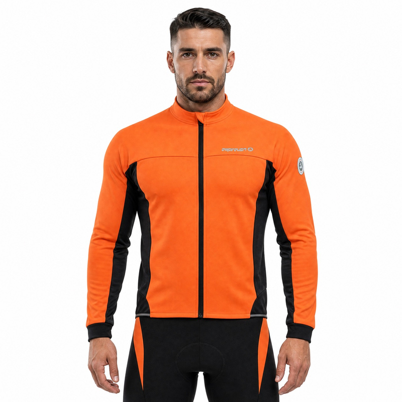 Mittelschwere Radtrikot-Jacke für Herren 