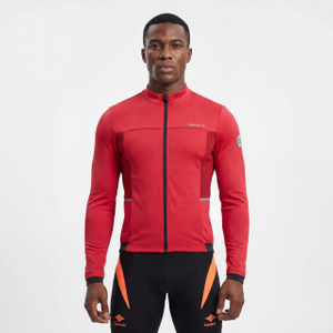 2-teiliges Herren-Set, winddichte Radjacke mit Rippeneinsätzen
