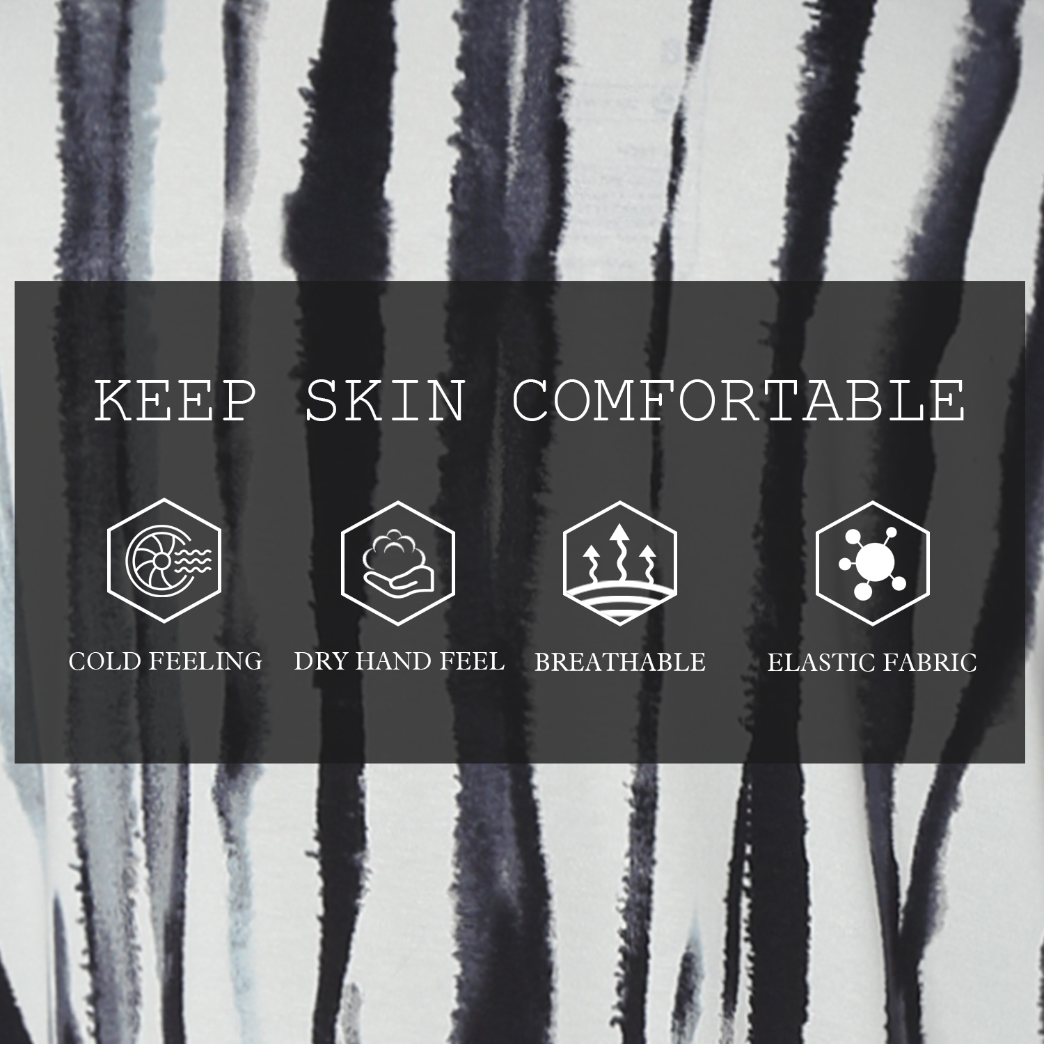 Vertikale Streifen Druck