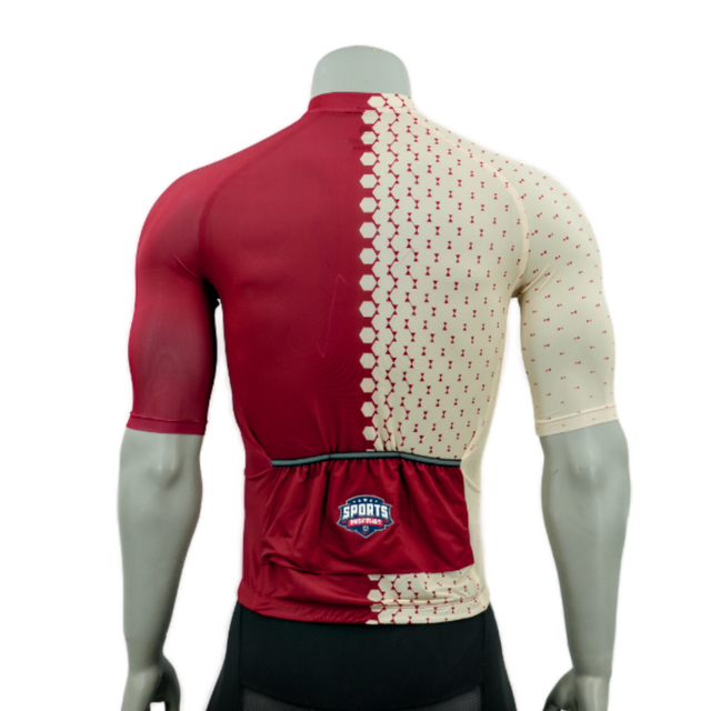 Allover-Druckkurzarmrad-Fahrrad-Trikotssey