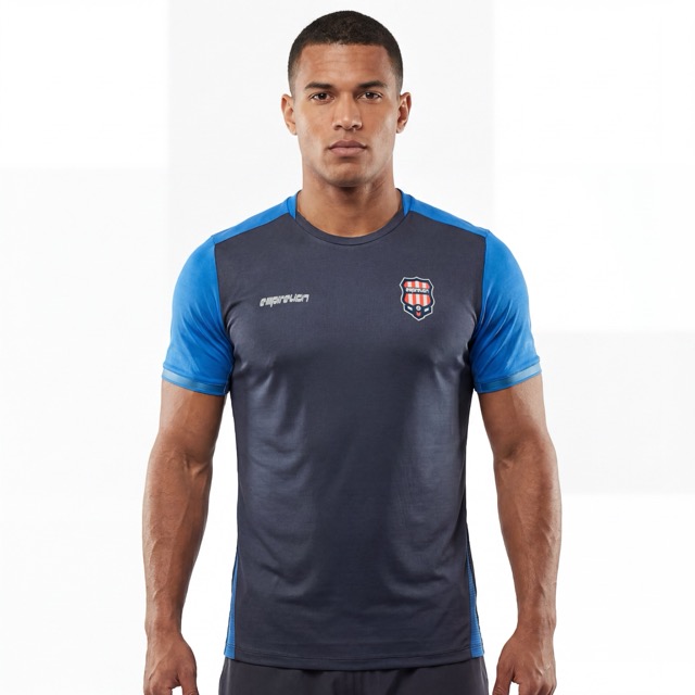 Colorblock-T-Shirts, Fußball-Team-Tops 