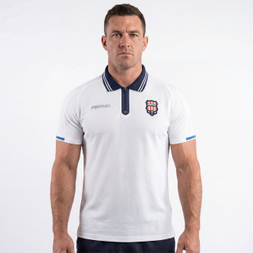 Colorblock-Poloshirt für Herren von Footabl Team mit kurzen Ärmeln