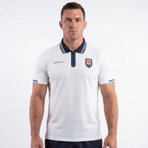 Colorblock-Poloshirt für Herren von Footabl Team mit kurzen Ärmeln