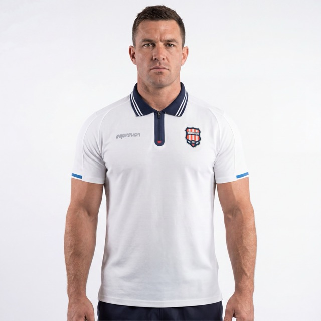 Colorblock-Poloshirt für Herren von Footabl Team mit kurzen Ärmeln