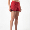 2-in-1-Laufshorts mit Allover-Print für Damen