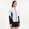 Sportmode-Jacke für Damen mit Farbblock und reflektierendem Besatz