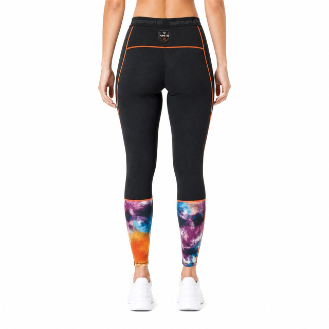 VMTR leichte Damen-Leggings mit bedruckten Einsätzen