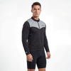 Reflektierende Panel-Reißverschluss-Radsport-Laufjacke
