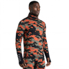 Baselayer-Jersey-Oberteil mit hohem Kragen und Camouflage-Print für Herren
