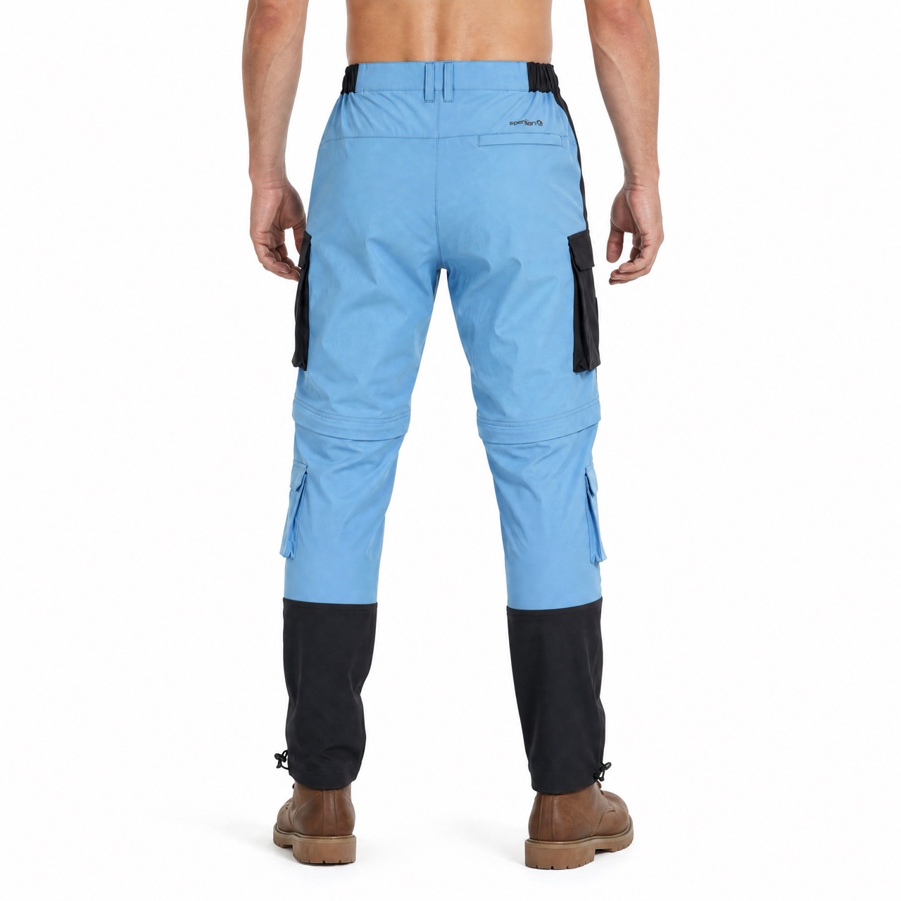 Abzippbare Herren-Wanderhose mit 5 aufgesetzten Taschen und Trekkinghose