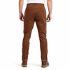 Herren-Wanderhose mit Karoeinsätzen aus Cord, Trekkinghose