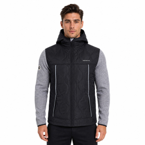 Steppjacke für Herren, winddicht, warm, für den Winter, Wandern, Outdoor, schwere Jacke