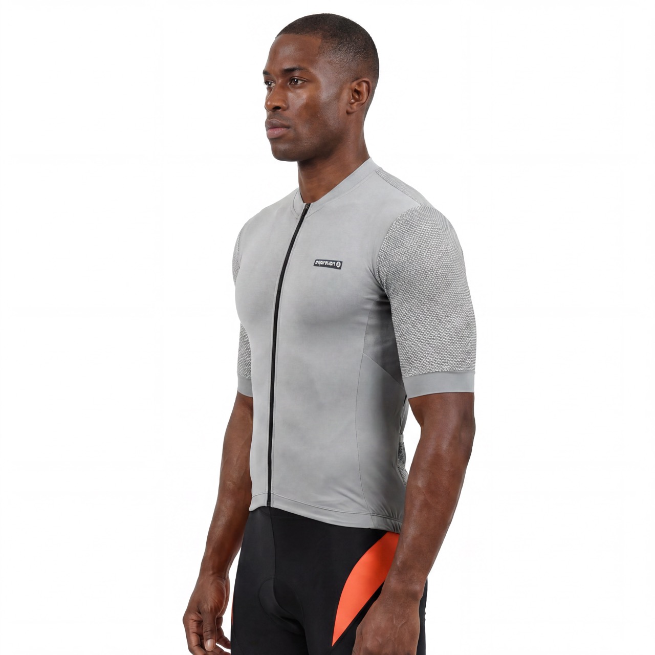 Leichtes, kurzärmliges Farbblock-Radtrikot