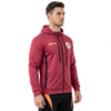 Übergroßer Sport-Kapuzenpullover mit Reißverschluss für Herren mit Logo-Print 