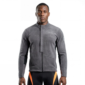 Schwere Herren-Winterradjacke aus gebondetem Fleece