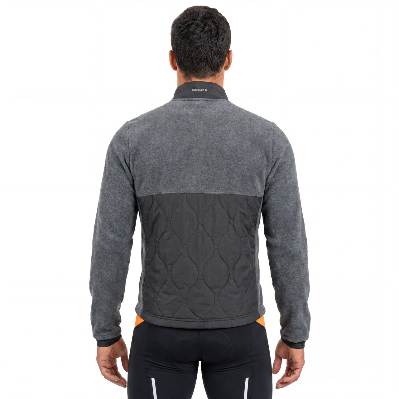 Warme Polar-Fleece-Fahrradjacke für Herren mit gepolsterten Einsätzen