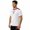 Herren-T-Shirt aus Fußballtrikot mit V-Ausschnitt