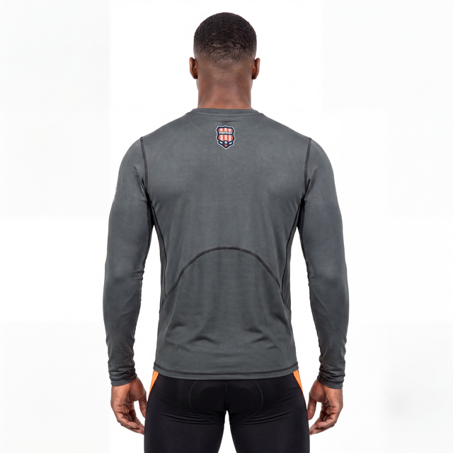 Langarmshirt mit Mesh-Einsätzen als Basisschicht 