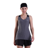 Frauen Slim Fit Racerback Tank Tops Mesh Rückenloser Muskeltank Running Tank Tops