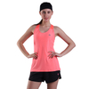 Frauen Slim Fit Racerback Tank Tops Mesh Rückenloser Muskeltank Running Tank Tops