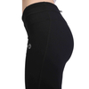 Damen-Lauf-Yoga-Leggings mit Bauchkontrolle und Zwickel im Schritt