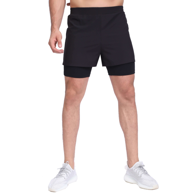 Herren 2-in-1-Training Running Lightweight Gym Yoga Training Sport Shorts