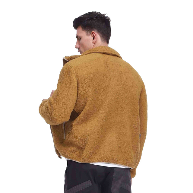 Herren schwer antistatische Polar Fleece Wanderwanderung Kurzjacke Winter Top Wintertop