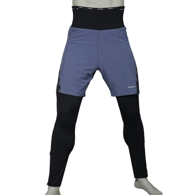 Herren winddach hoher Taillenband Baselayer 2 in 1 Hose