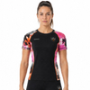 VMTR Damen Kurzarm-T-Shirt mit Rundhalsausschnitt
