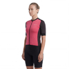 Kurzarm-Radtrikot für Damen mit Farbblockdesign