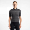 Kurzarm-Radtrikot für Damen mit reflektierendem Aufdruck