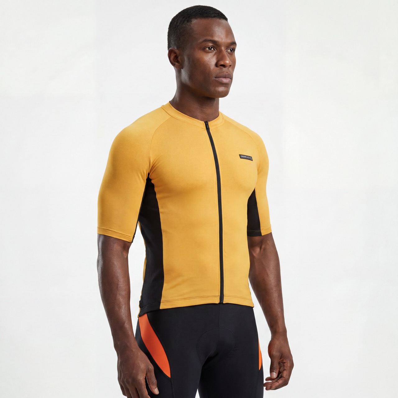 Kurzarm-Raglan-Radtrikot mit Farbblock und reflektierenden versiegelten Taschen