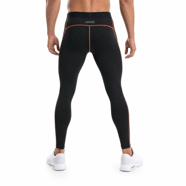 VMTR Herren-Leggings mit Farbblockdesign