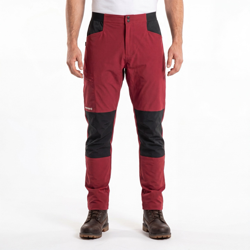 Herren-Sportmode-Sonw-Hose, Farbblock-Trekkinghose