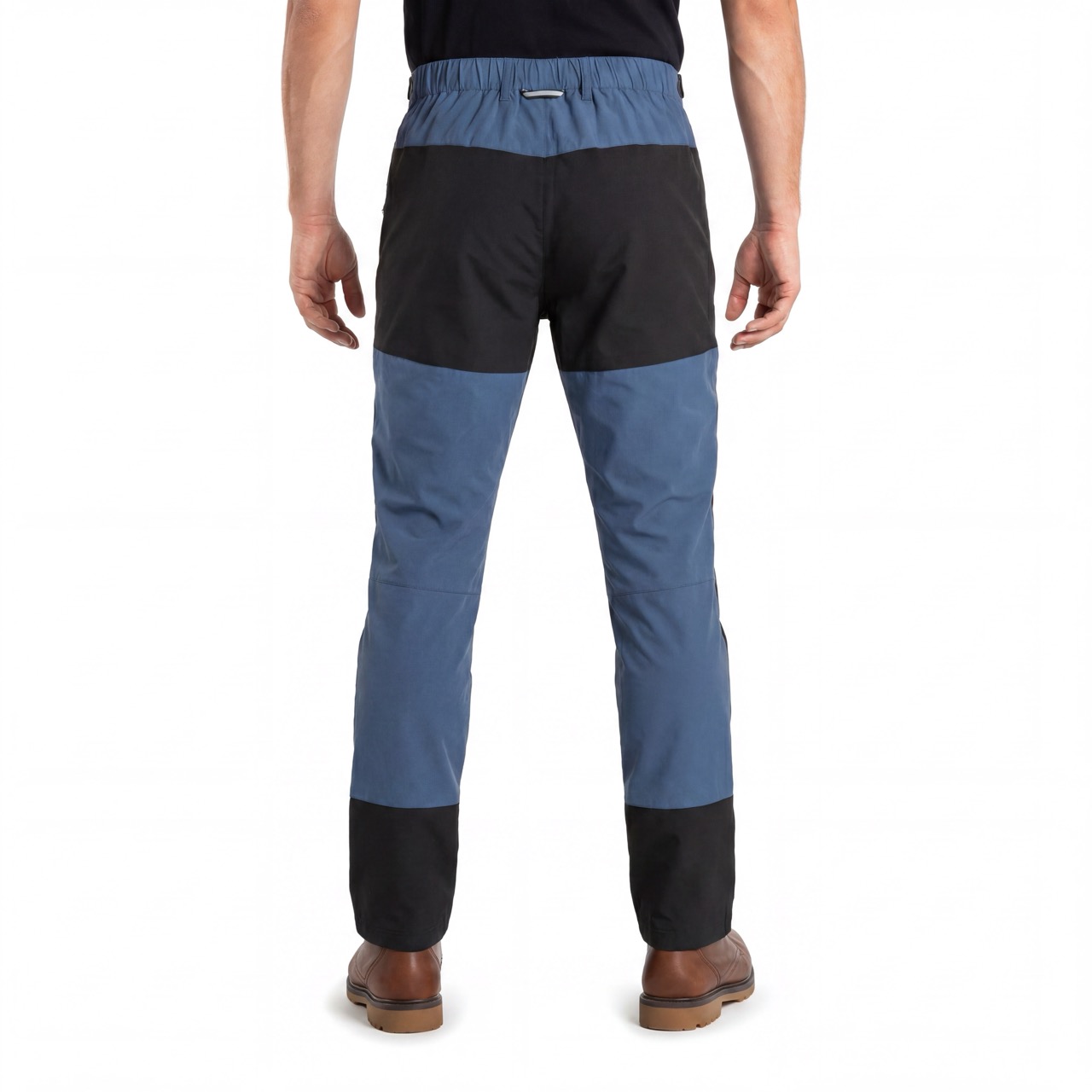 Herren-Wanderhose mit durchgehenden seitlichen Reißverschlüssen und Farbblock-Schneehose