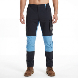 Abzippbare Herren-Wanderhose mit 5 aufgesetzten Taschen und Trekkinghose