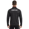 Herren-Sportpullover mit halbem Reißverschluss und Paspelierung