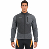 Warme Polar-Fleece-Fahrradjacke für Herren mit gepolsterten Einsätzen